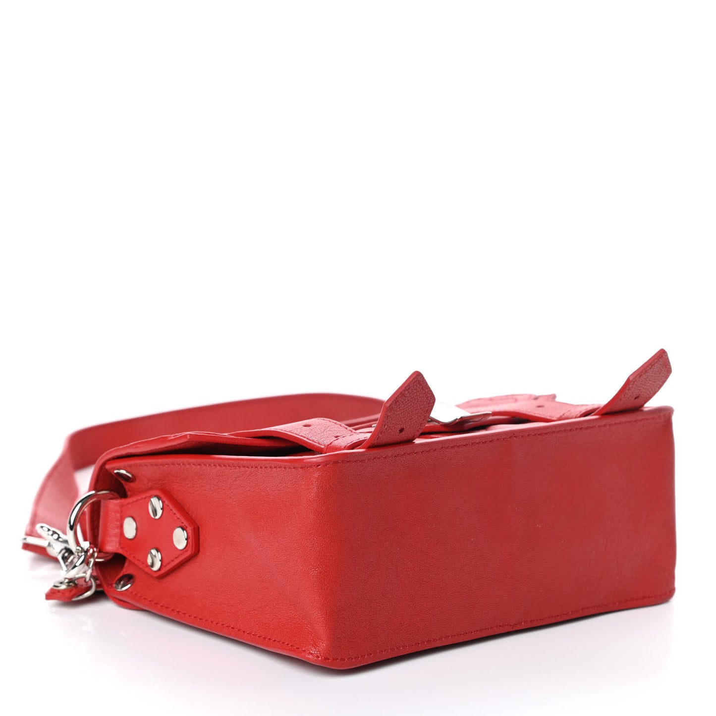 Lambskin PS1 Mini Crossbody Bag Red