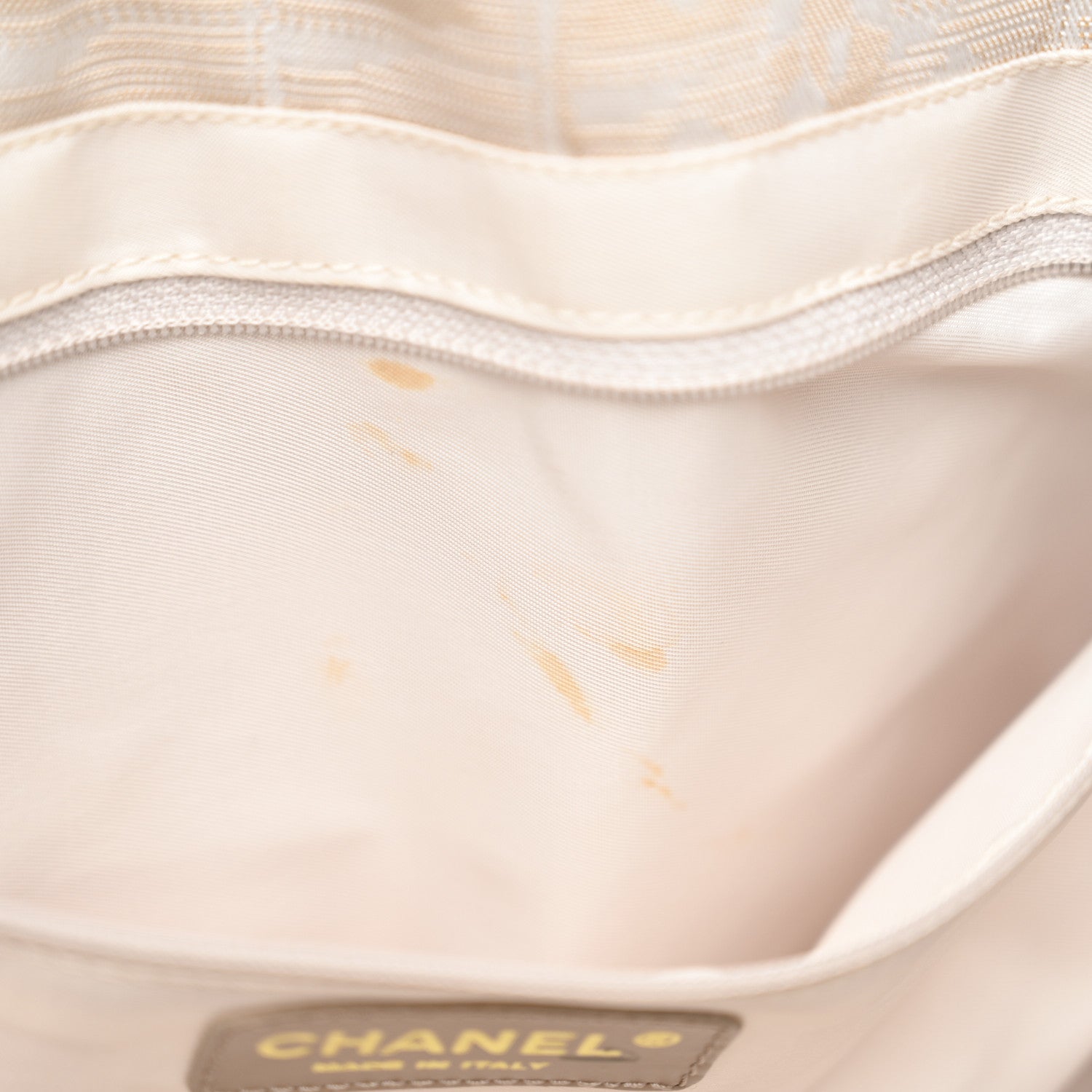 Chanel Nylon Medium Travel Tote Beige 9 of 9