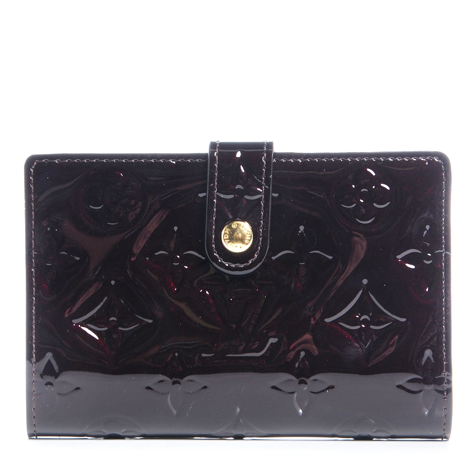 Louis Vuitton Vernis French Purse Wallet Amarante 1 of 8