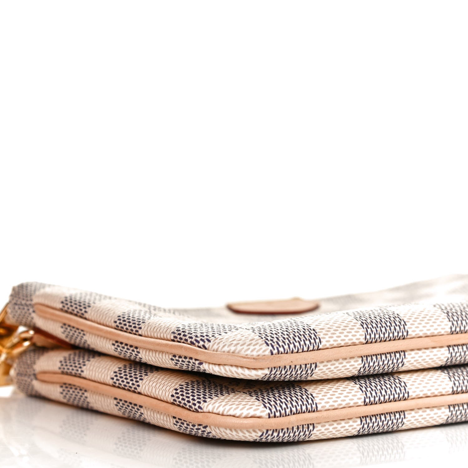 Louis Vuitton Damier Azur Double Zip Pochette 10 of 12