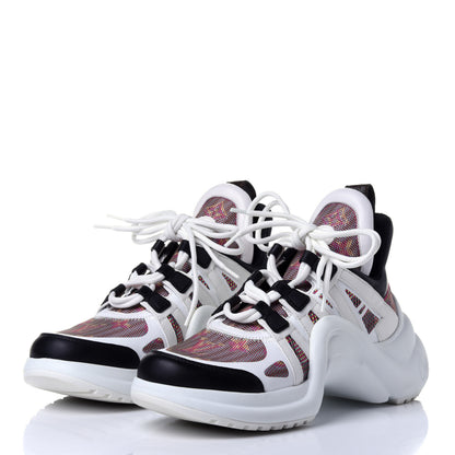Louis Vuitton Calfskin Nylon LV Pop Archlight Sneaker 39 Rose 3 of 10