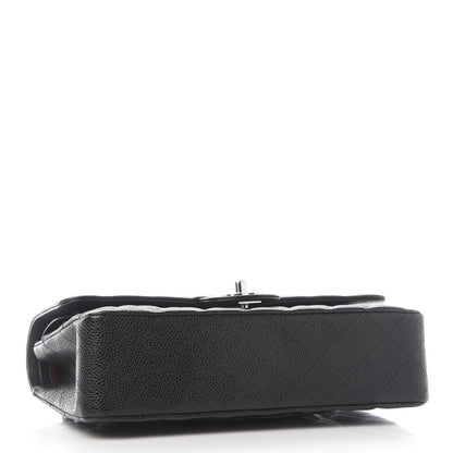 Chanel Caviar Quilted Medium Double Flap Black 3 of 8
