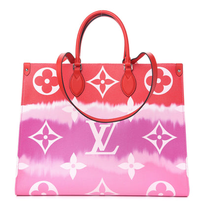 Louis Vuitton Monogram Escale Onthego GM Rouge 1 of 8