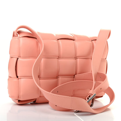 Bottega Veneta Nappa Maxi Intreccio Padded Cassette Crossbody Bag Peachy 3 of 11