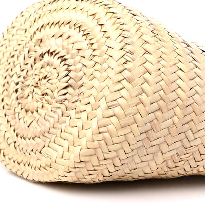 Christian Louboutin Woven Straw Loubishore Tote Beige 8 of 9