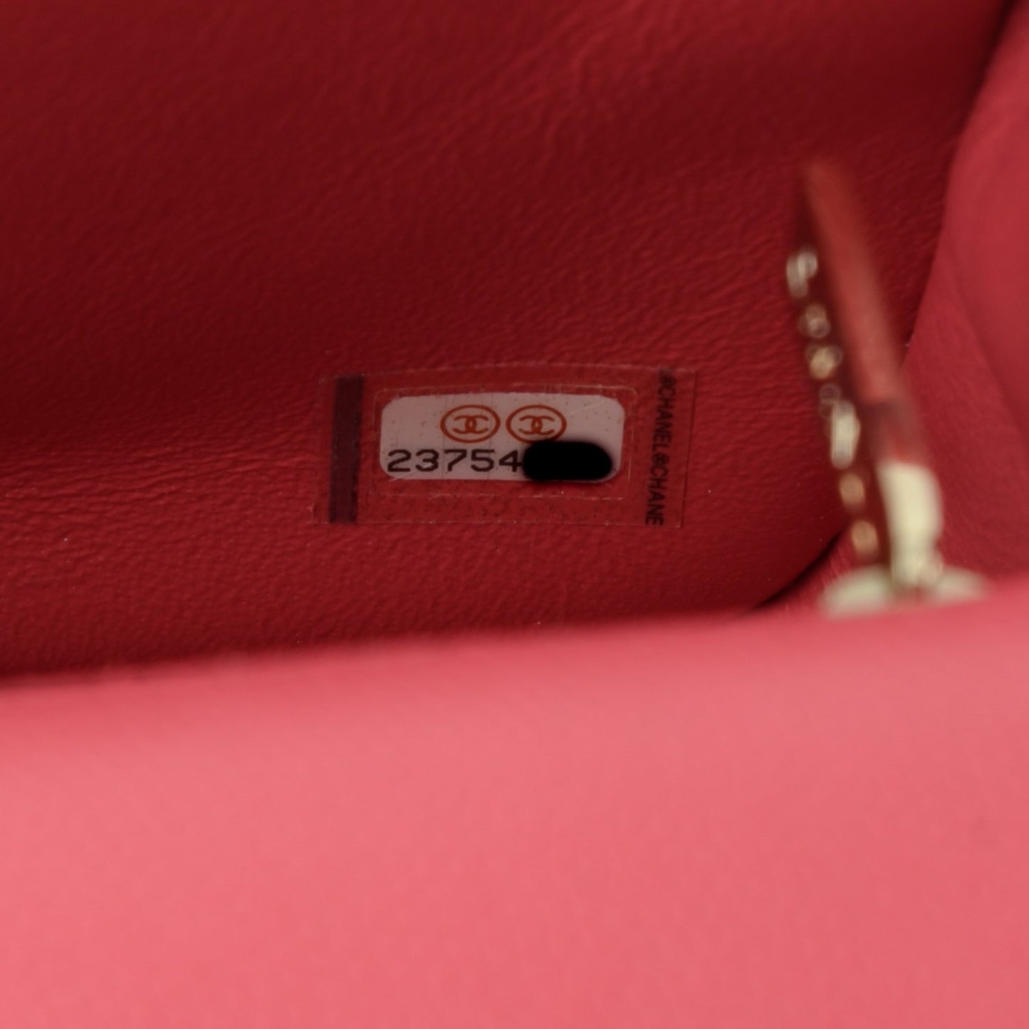 Caviar Quilted Mini Square Flap Dark Pink