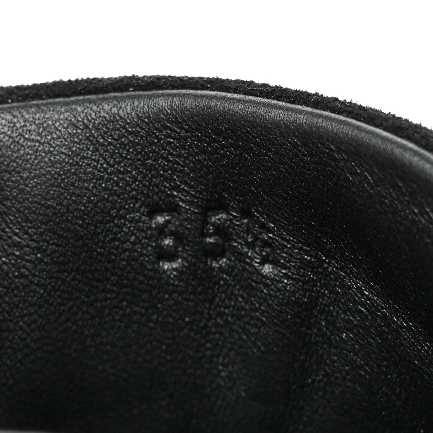 Hermes Goatskin Suede Goatskin Bouncing Sneakers 35.5 White Black 8 of 8