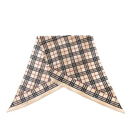 Burberry Silk House Check Triangle Scarf 2 of 4