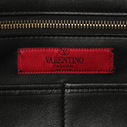 Valentino Garavani Vitello Medium Rockstud Tote Black 5 of 8