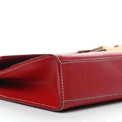 Gucci Calfskin Shoulder Bag Red 9 of 14
