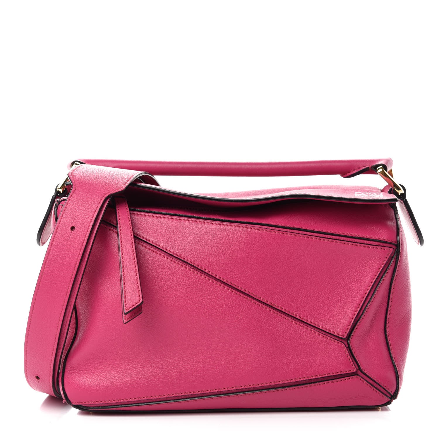 Loewe Classic Calfskin Small Puzzle Bag Fuchsia 1 of 10