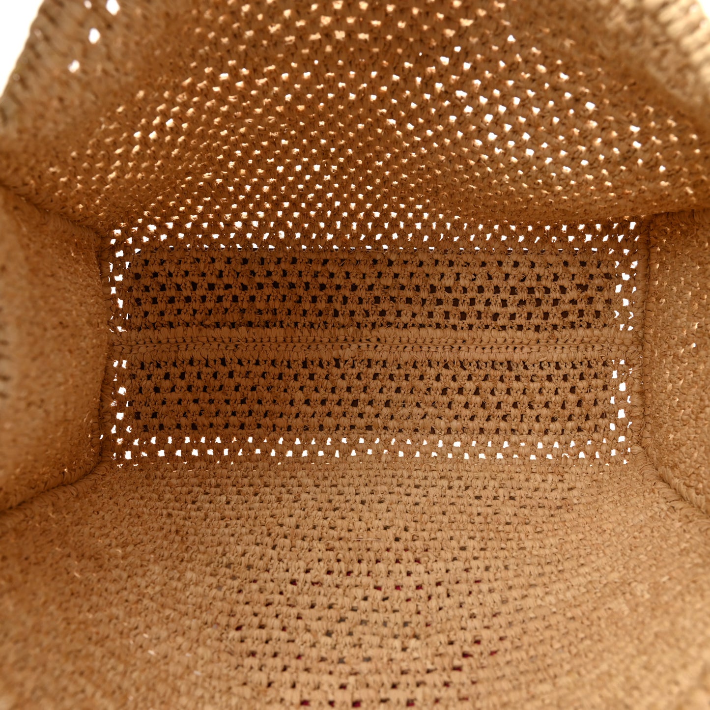 Raffia Calfskin Forte Del Marmi OnTheGo MM Natural Fuchsia