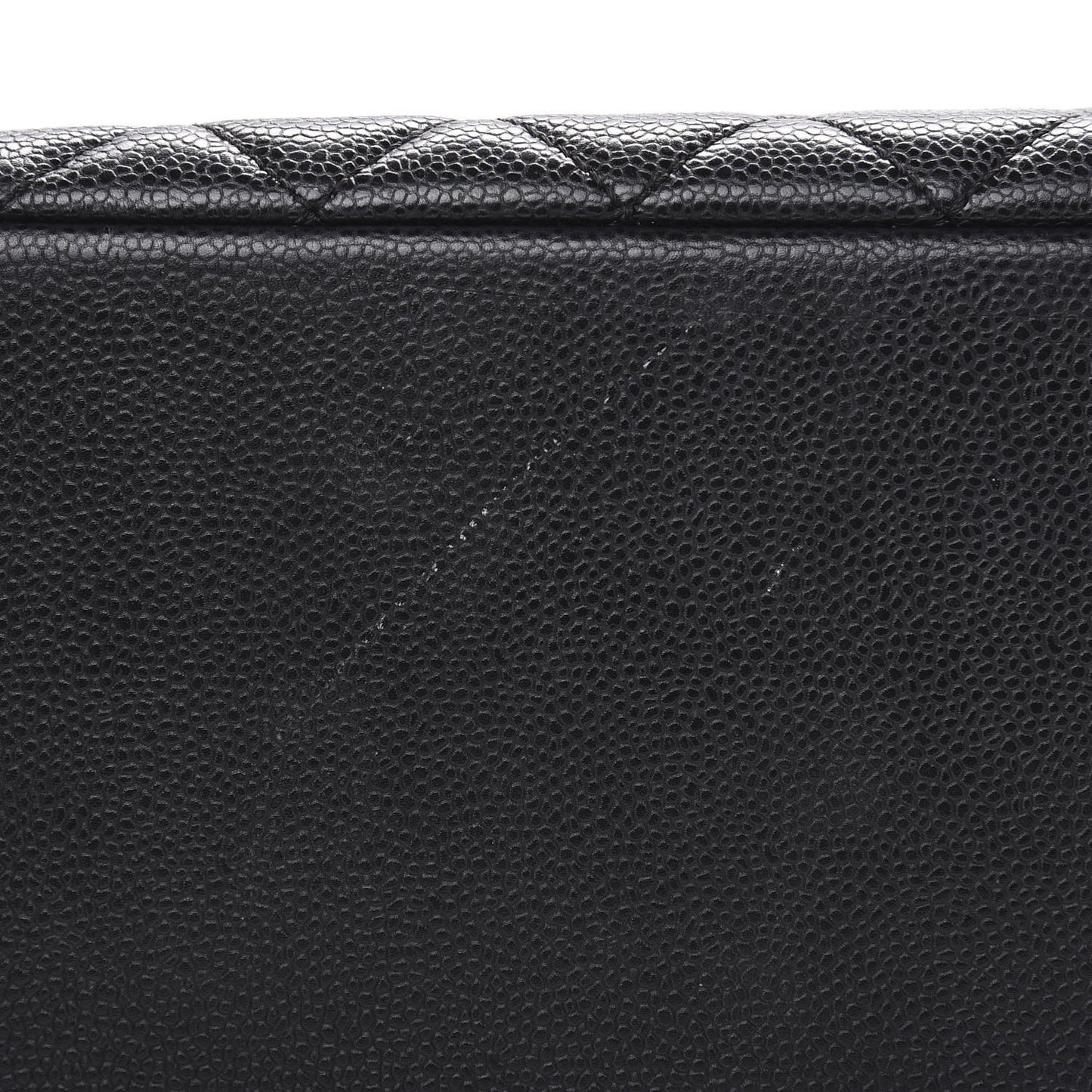 Caviar Quilted Grand Shopping Tote GST Black