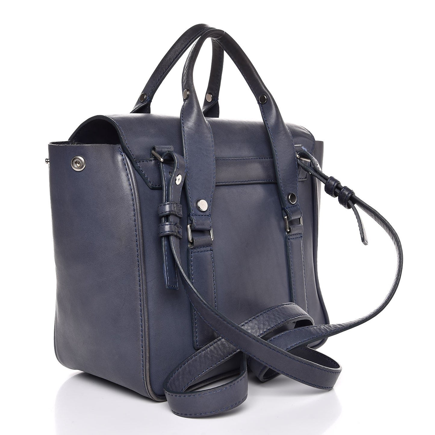 3.1 Lambskin Mini Pashli Satchel Marine