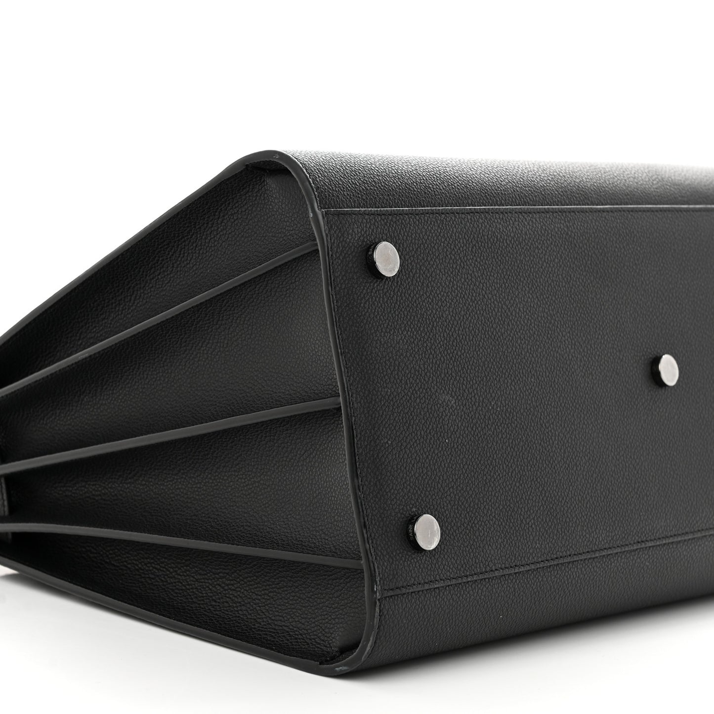 Grained Calfskin Large Sac De Jour Carryall Black