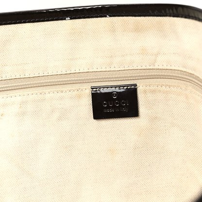 Gucci Monogram Web Large Jolie Tote Brown 6 of 10