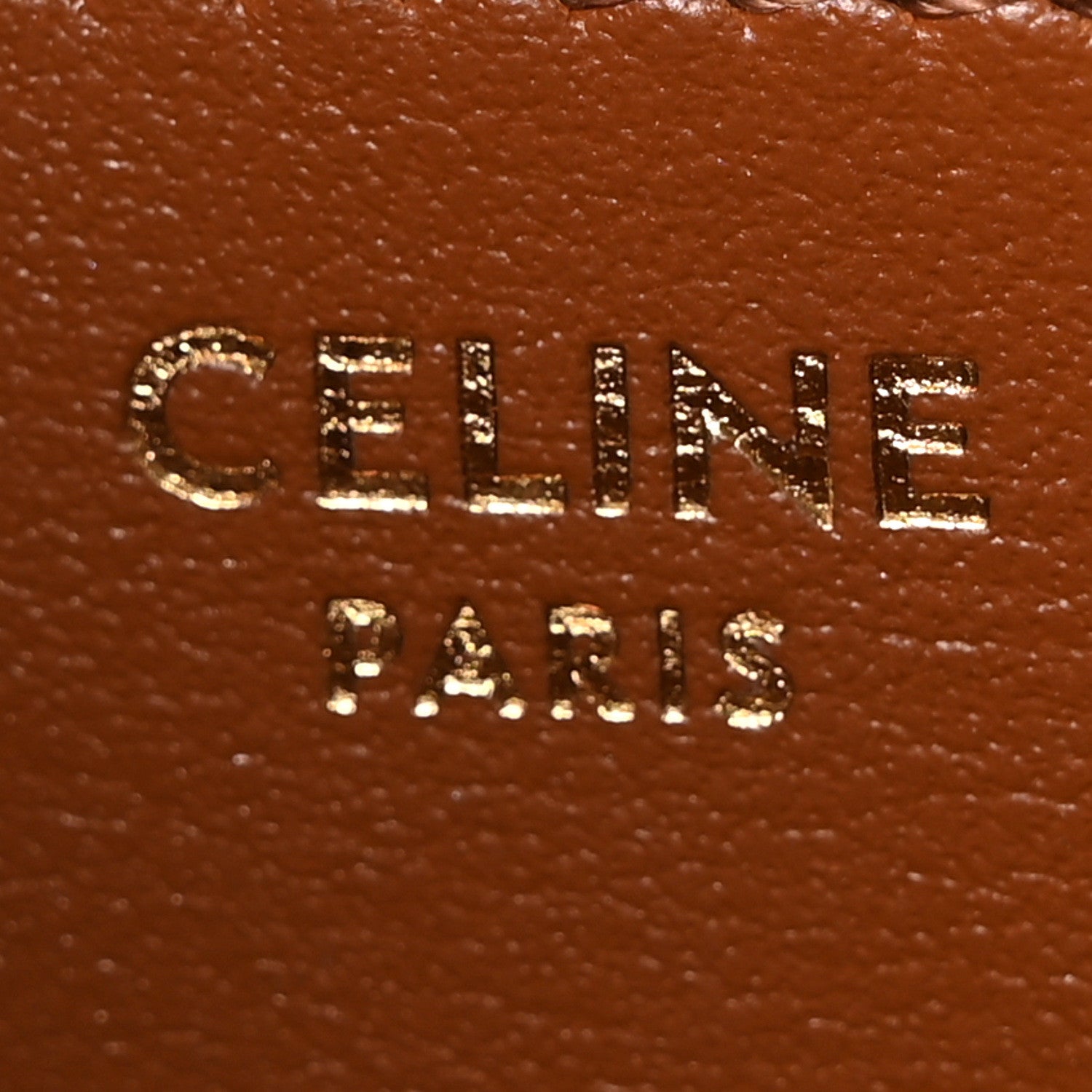 Celine Smooth Calfskin Tabou Clutch On Strap Tan 11 of 19