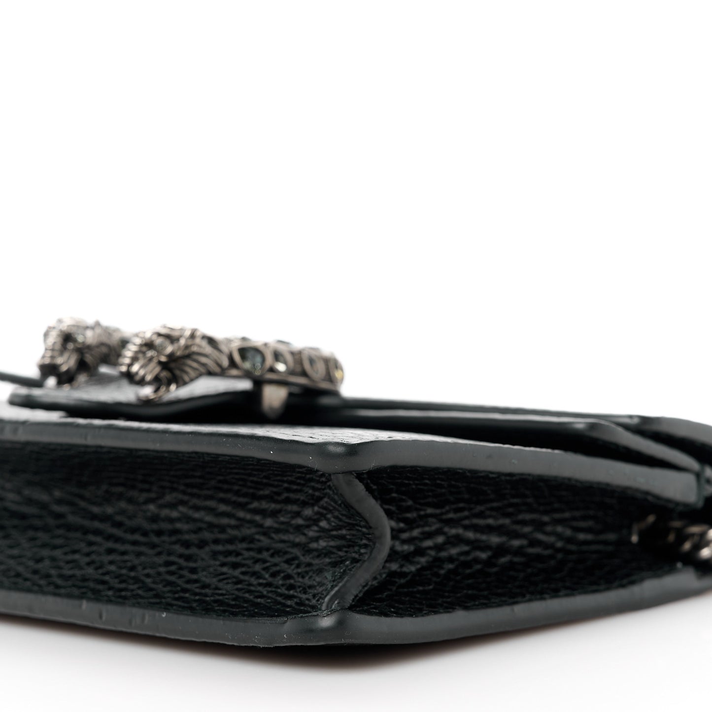 Calfskin Super Mini Dionysus Shoulder Bag Black