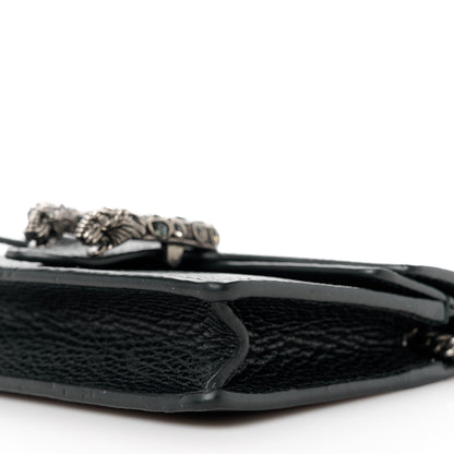 Gucci Calfskin Super Mini Dionysus Shoulder Bag Black 9 of 9