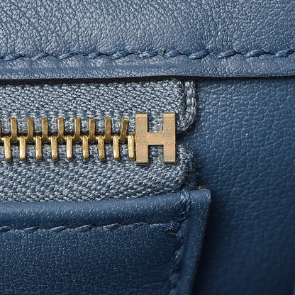 Hermes Swift Birkin 25 Bleu Agate 18 of 33