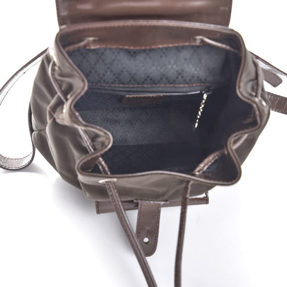 Gucci Nylon Bamboo Backpack Brown 5 of 13