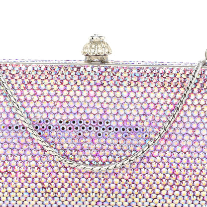 Judith Leiber Swarovski Crystal Minaudiere Clutch Pink 7 of 10