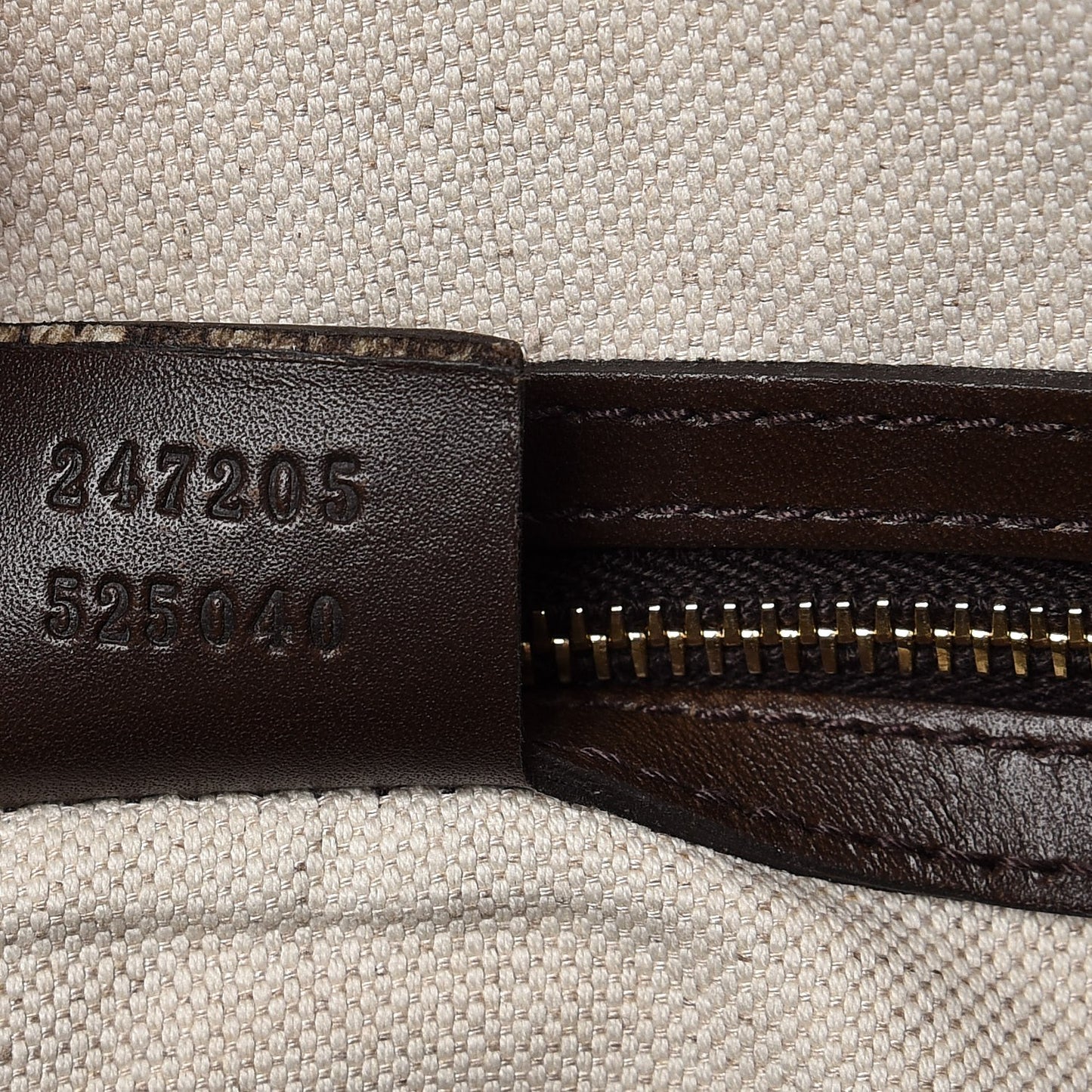 Monogram Vintage Web Medium Boston Dark Brown