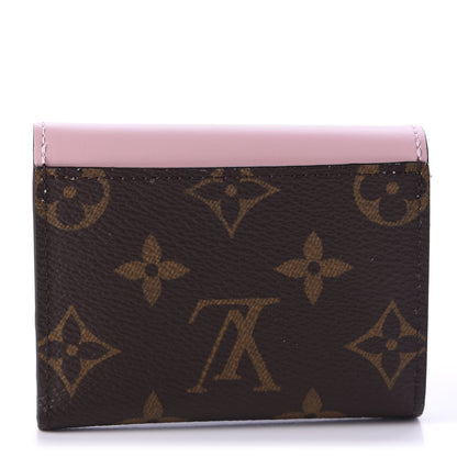 Louis Vuitton Monogram Zoe Wallet Rose Ballerine 3 of 10