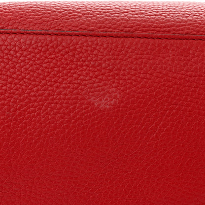 Gucci Pebbled Calfskin Medium Soho Chain Shoulder Bag Tabasco Red 14 of 17