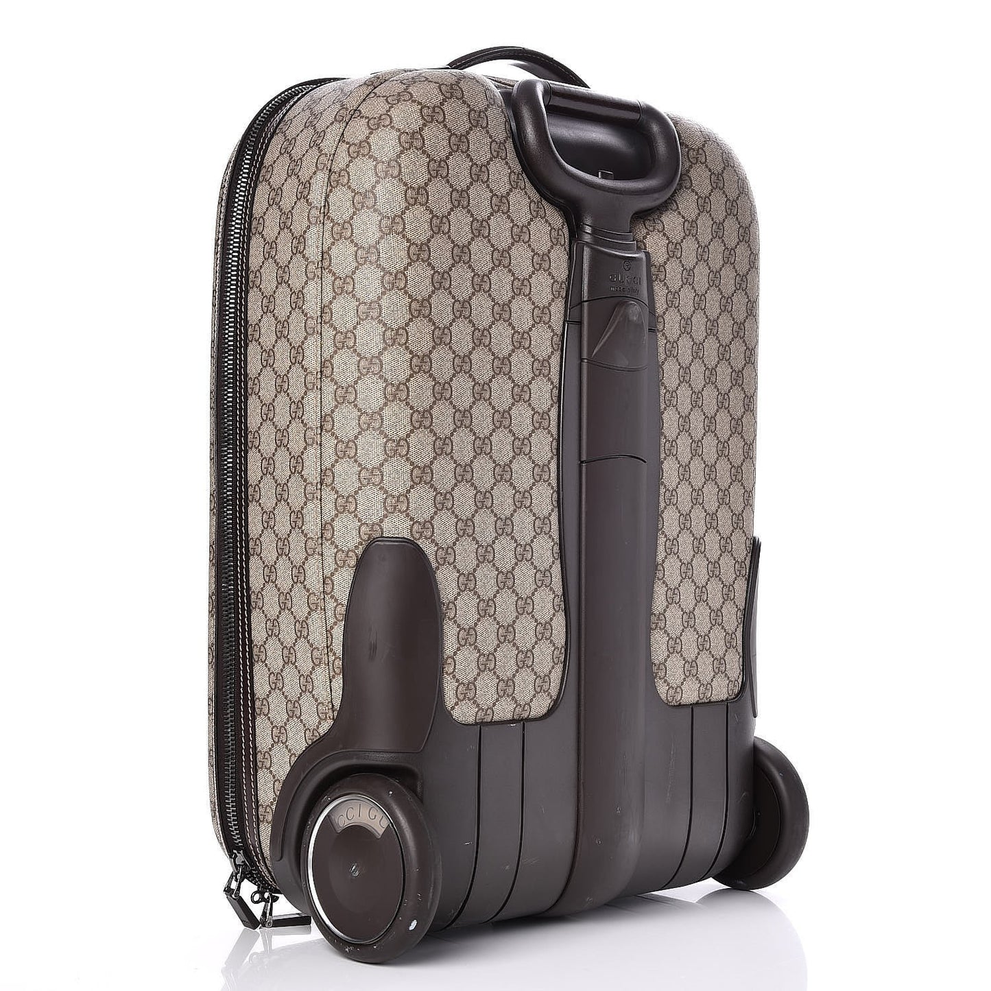 GG Plus Monogram Small Interlocking G Trolley Brown