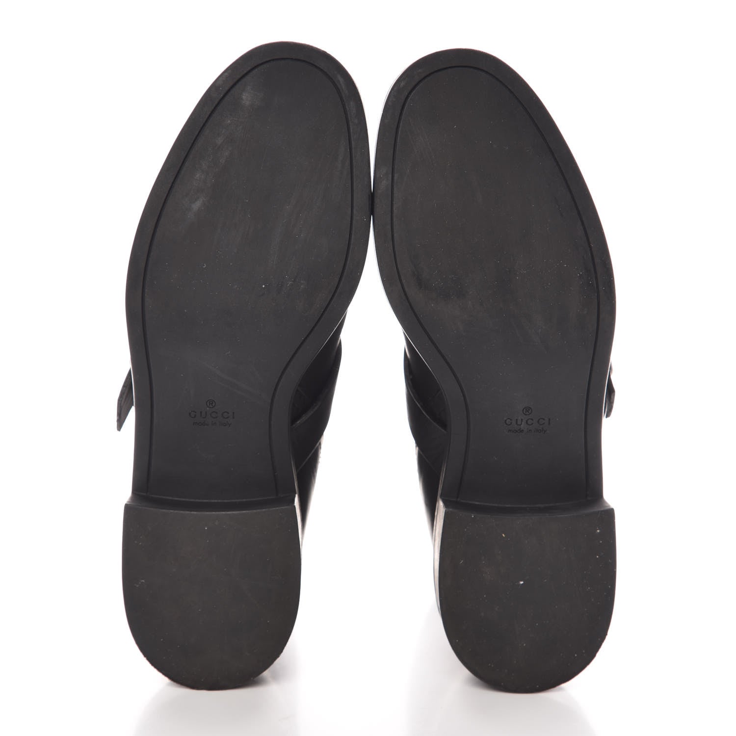 Gucci Guccissima Short Zip Boots 37 Black 5 of 11