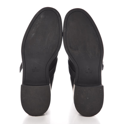 Gucci Guccissima Short Zip Boots 37 Black 5 of 11