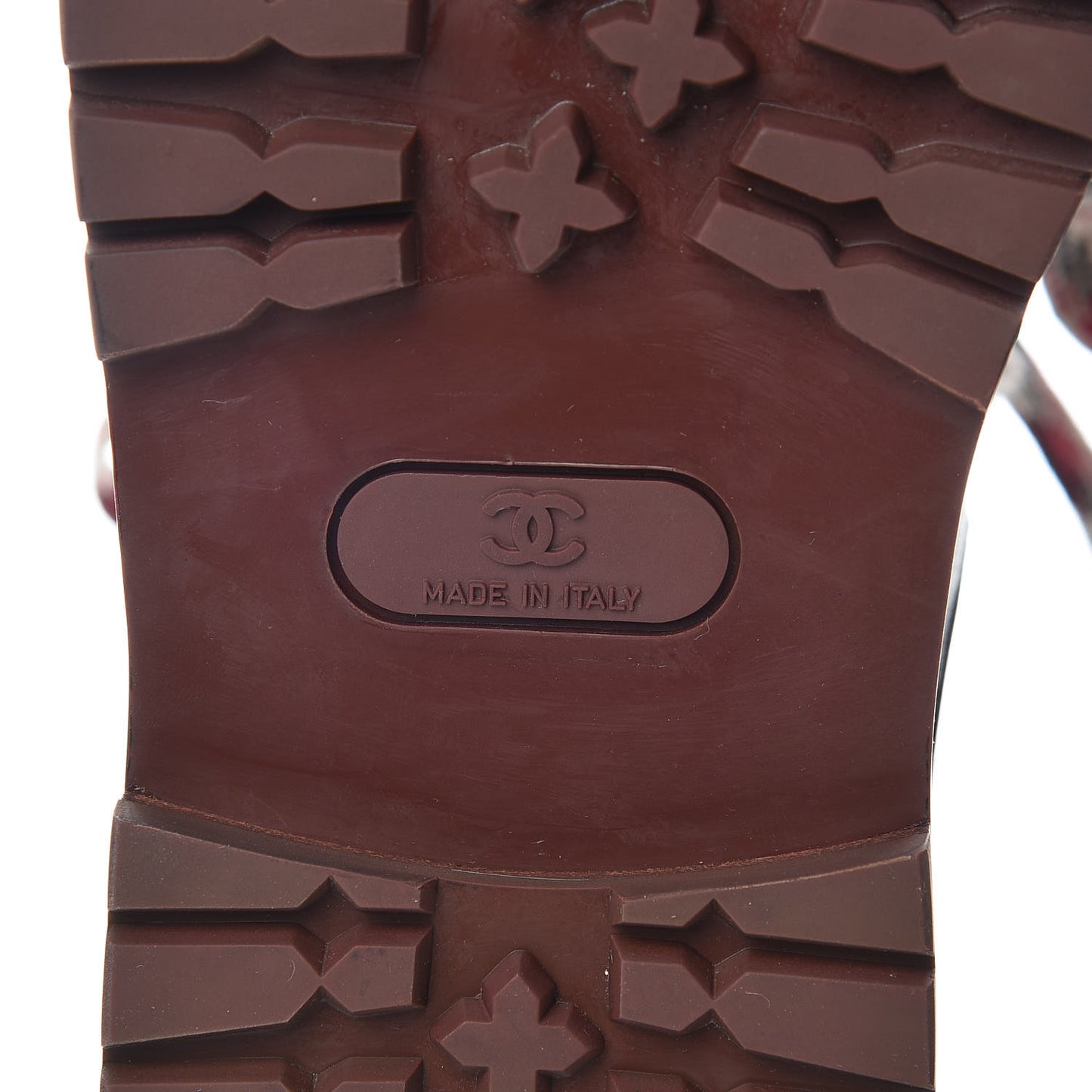Lambskin Quilted Lace Up Boots 37.5 Brown