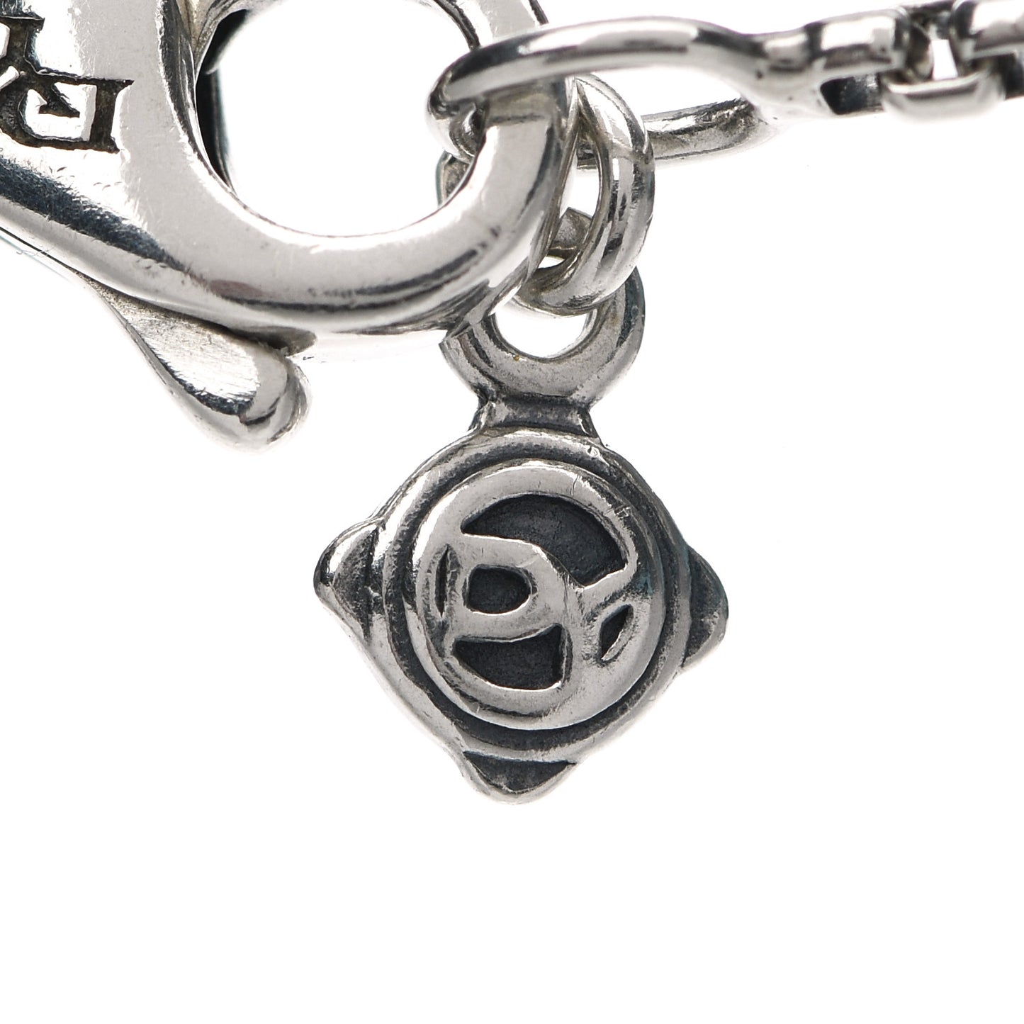 Sterling Silver Diamond Prasiolite 7mm Petite Albion Pendant Necklace