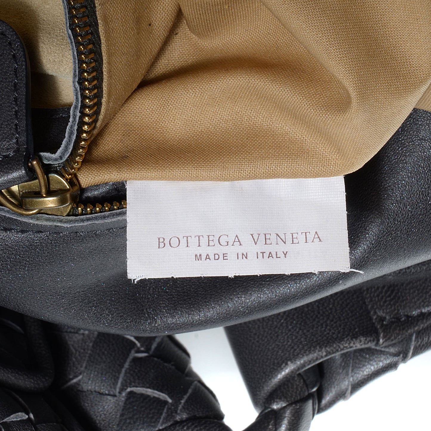 Nappa Intrecciato Sloane Hobo Ferro Gray