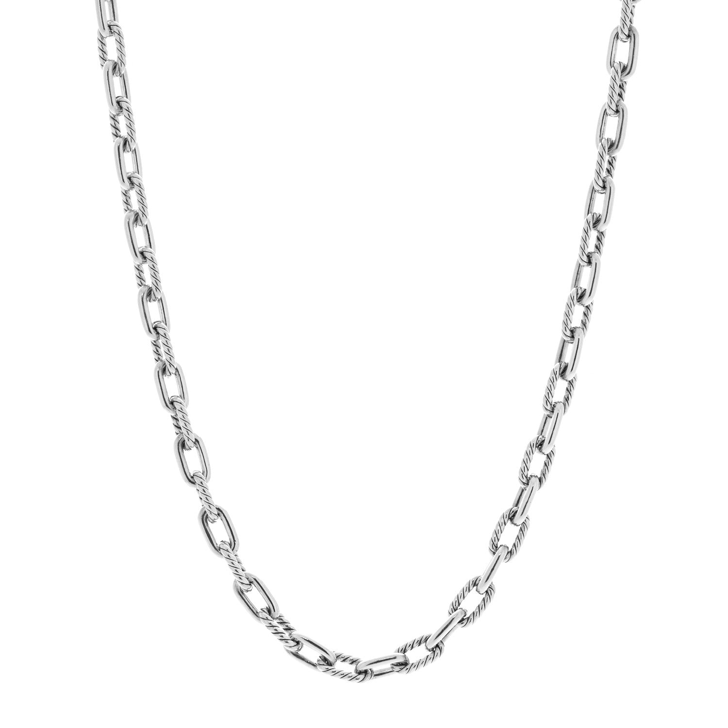 David Yurman Sterling Silver 5.5mm Madison Chain Necklace 1 of 4