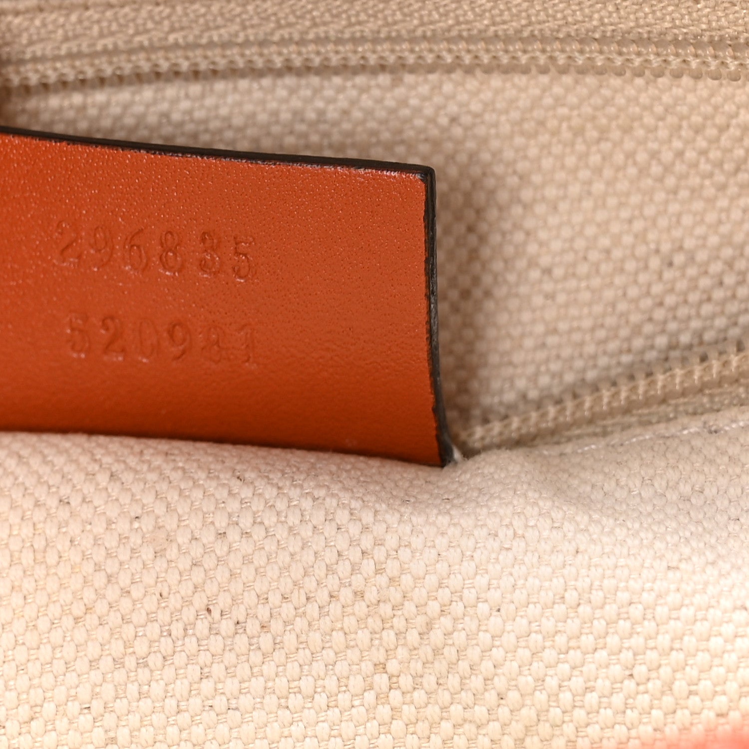 Gucci Monogram Medium Sukey Top Handle Tote Beige Orange 6 of 9