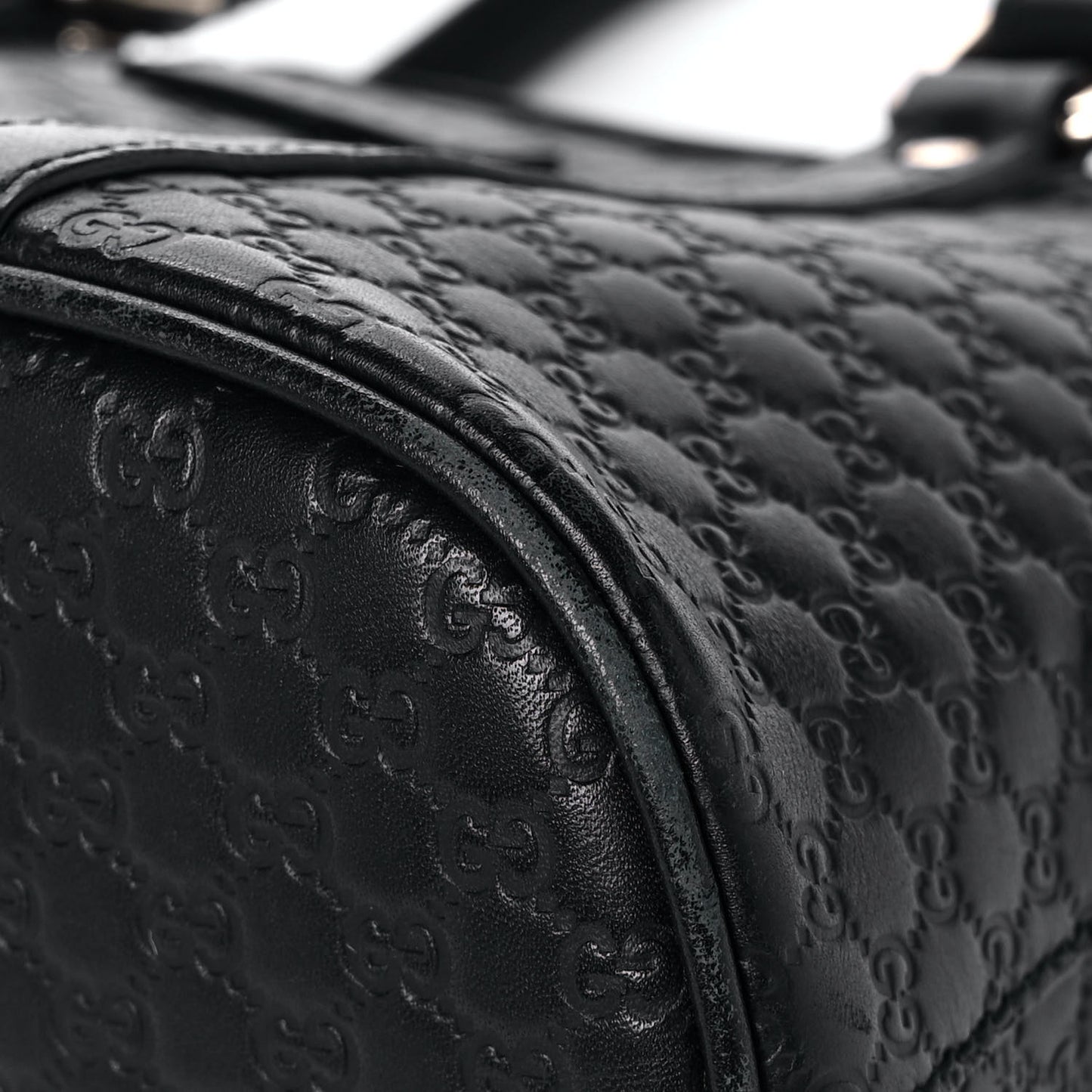 Microguccissima Mini Dome Bag Black