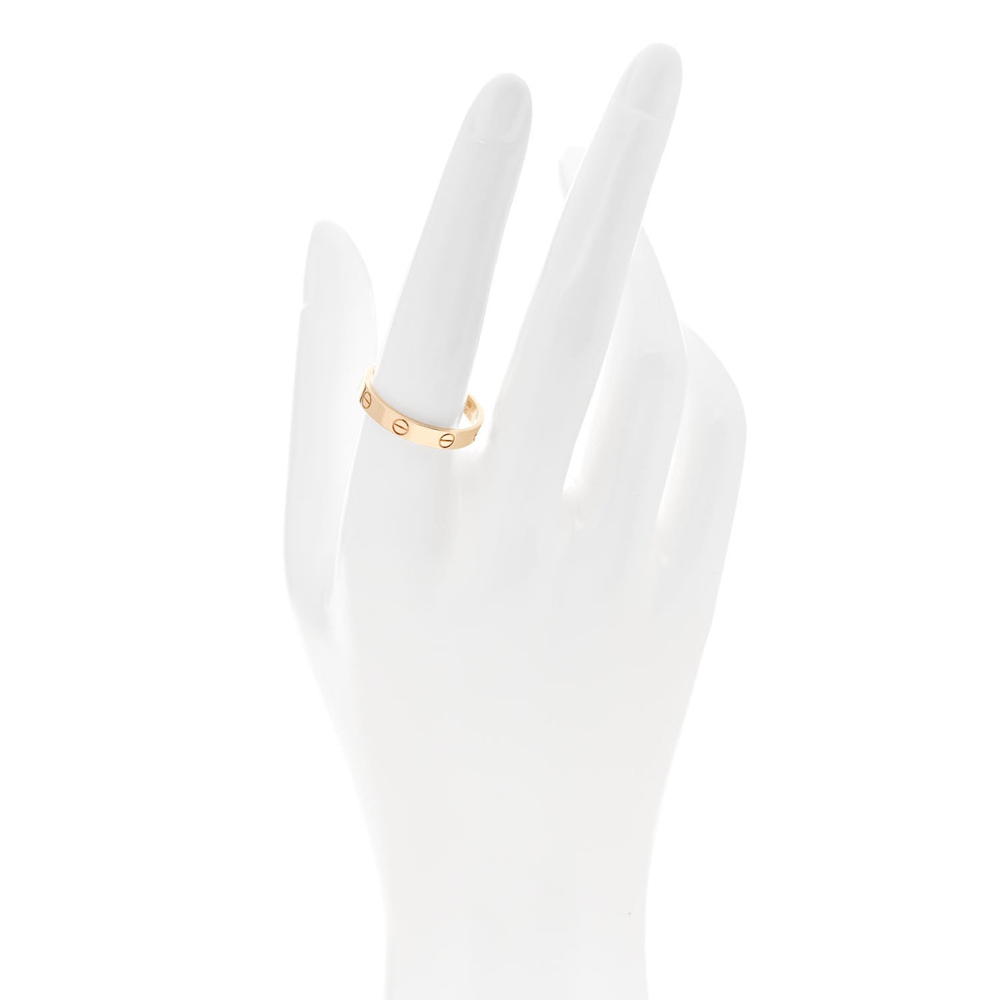 18K Yellow Gold 3.5mm LOVE Wedding Band Ring 59 8.75