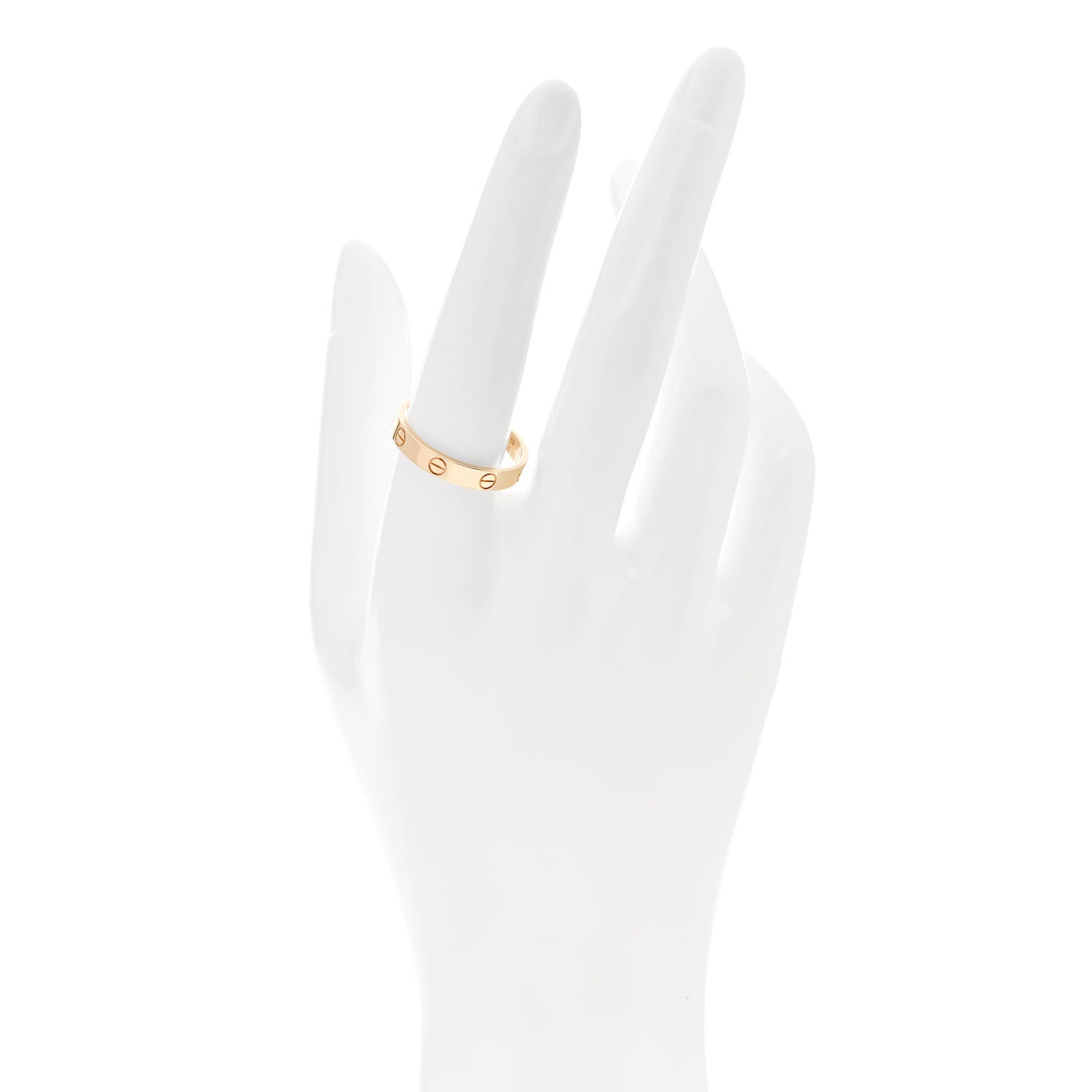 Cartier 18K Yellow Gold 3.5mm LOVE Wedding Band Ring 59 8.75 2 of 5