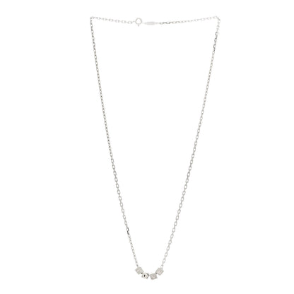 Tiffany Sterling Silver Love Block Pendant Necklace 3 of 5