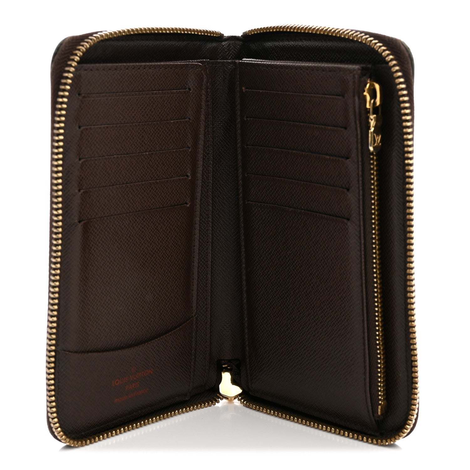 Louis Vuitton Damier Ebene Zippy Compact Wallet 5 of 9