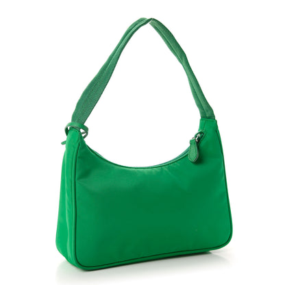 Prada Tessuto Nylon Mini Re-Edition 2000 Bag Menta 3 of 11