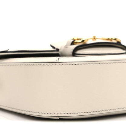 Gucci GG Supreme Monogram Web Mini Horsebit 1955 Shoulder Bag Beige Mystic White 9 of 11