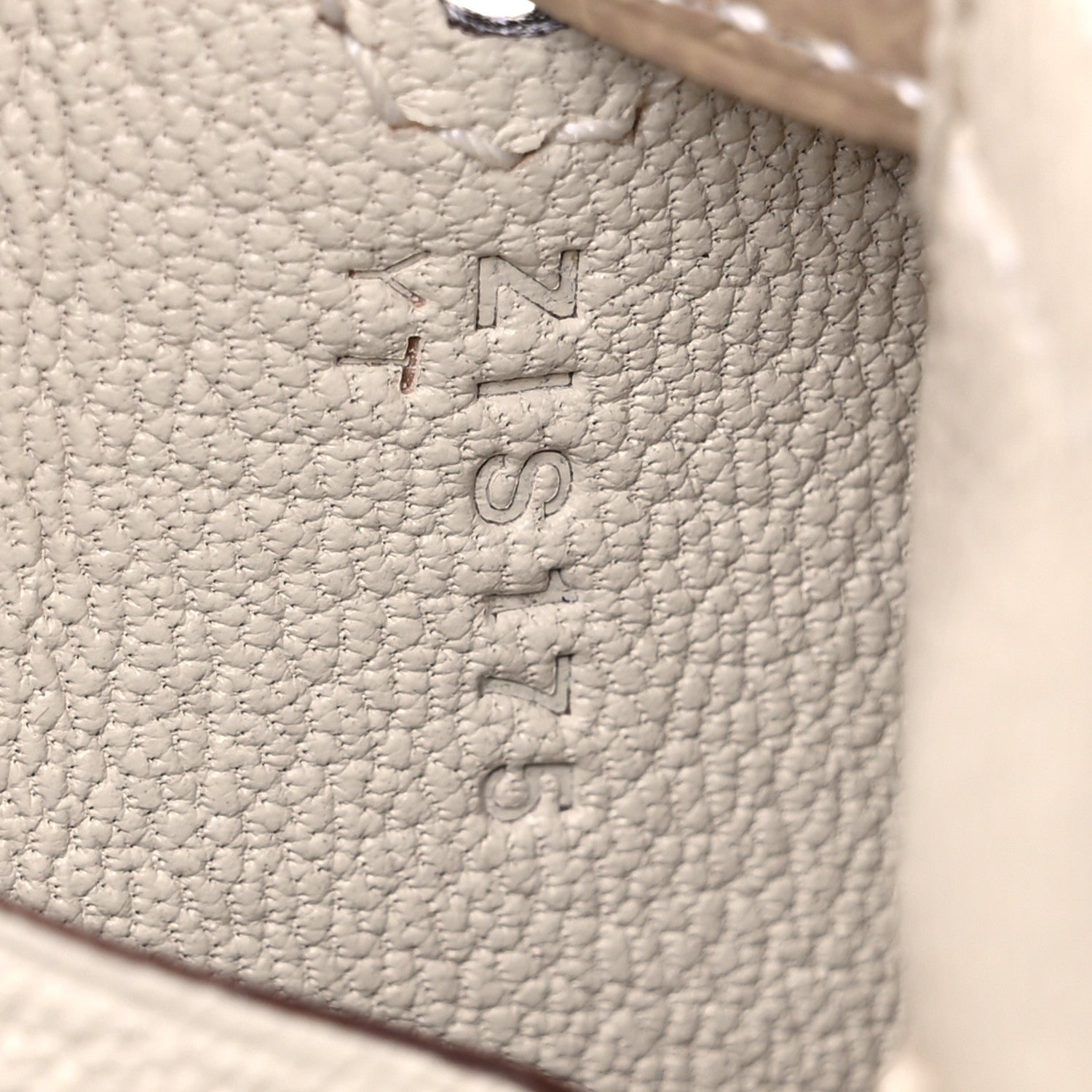 Hermes Epsom Bi-Color Horseshoe Kelly Sellier 25 Craie Trench 7 of 10