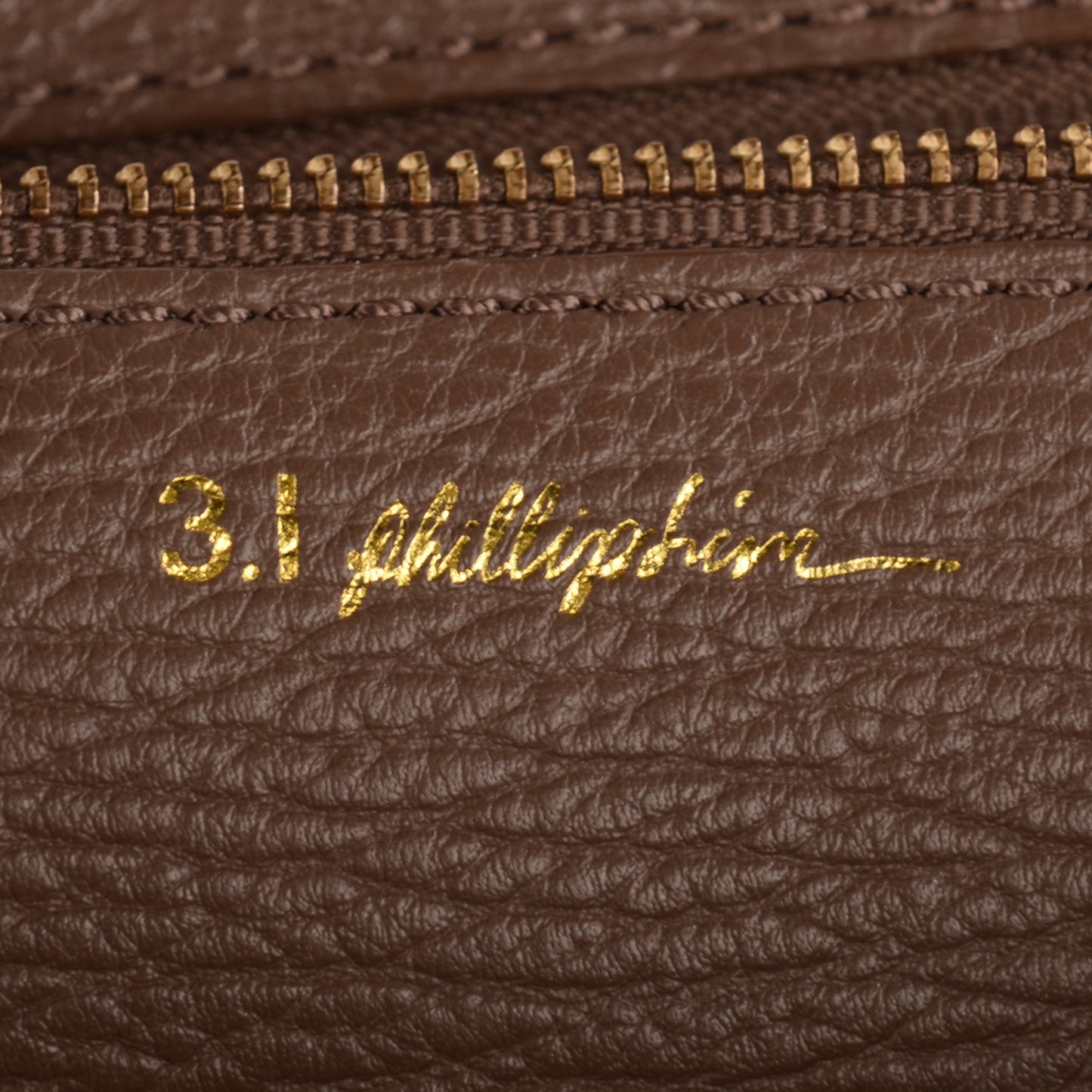 3.1 Textured Calfskin Large Pashli Satchel Taupe