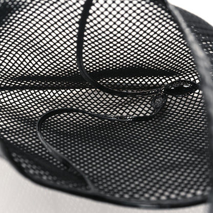 Alaia Fishnet Patent Calfskin Medium One Piece Bag Black 6 of 11
