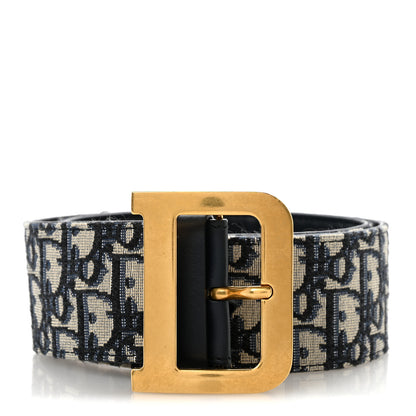 Christian Dior Oblique Diorquake Belt 80 32 Blue Multi 1 of 8