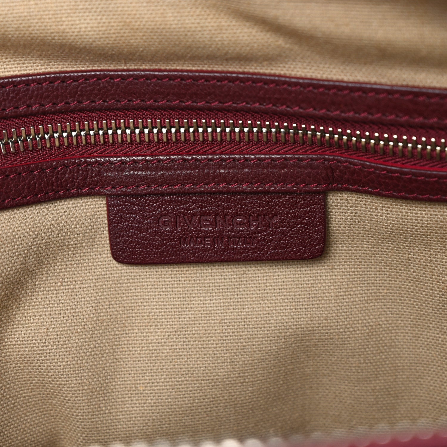 Givenchy Sugar Goatskin Medium Antigona Oxblood 6 of 10