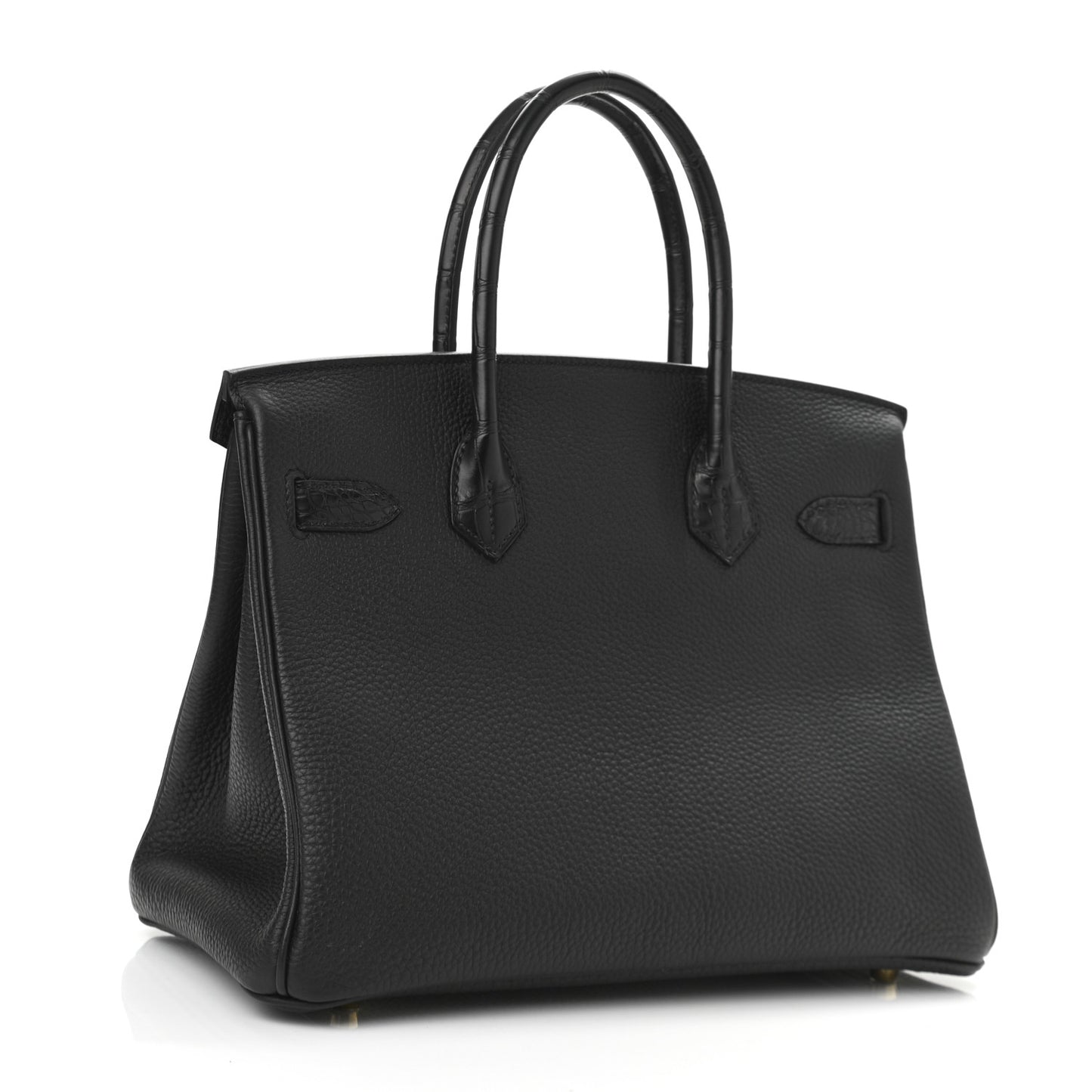Togo Matte Alligator Birkin Touch 30 Black